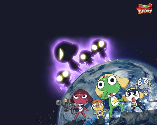 青蛙军曹战斗机壁纸_1280x1024壁纸_卡通壁