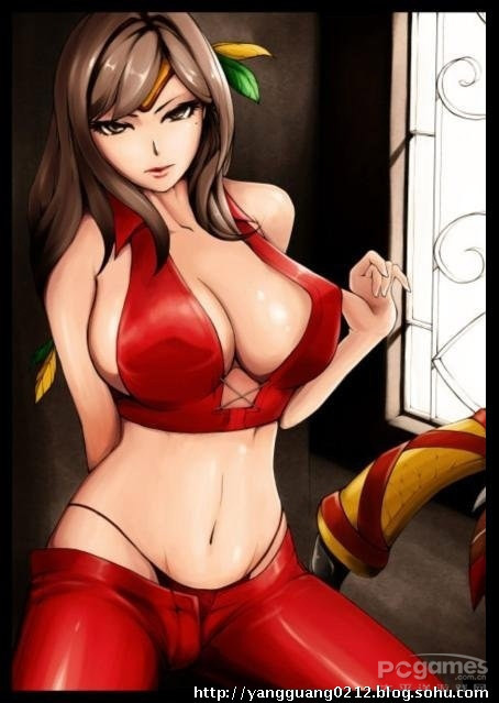 很黄很暴力 魔兽超给力邪恶同人插画图片_壁纸