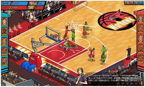 热血篮球 游戏截图图片_网页游戏下载_太平洋