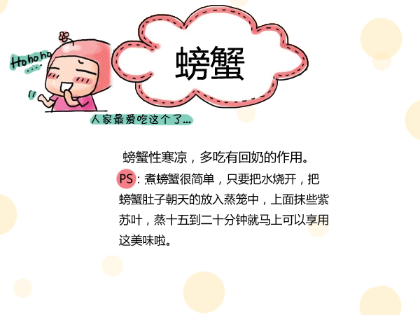 回奶的食物