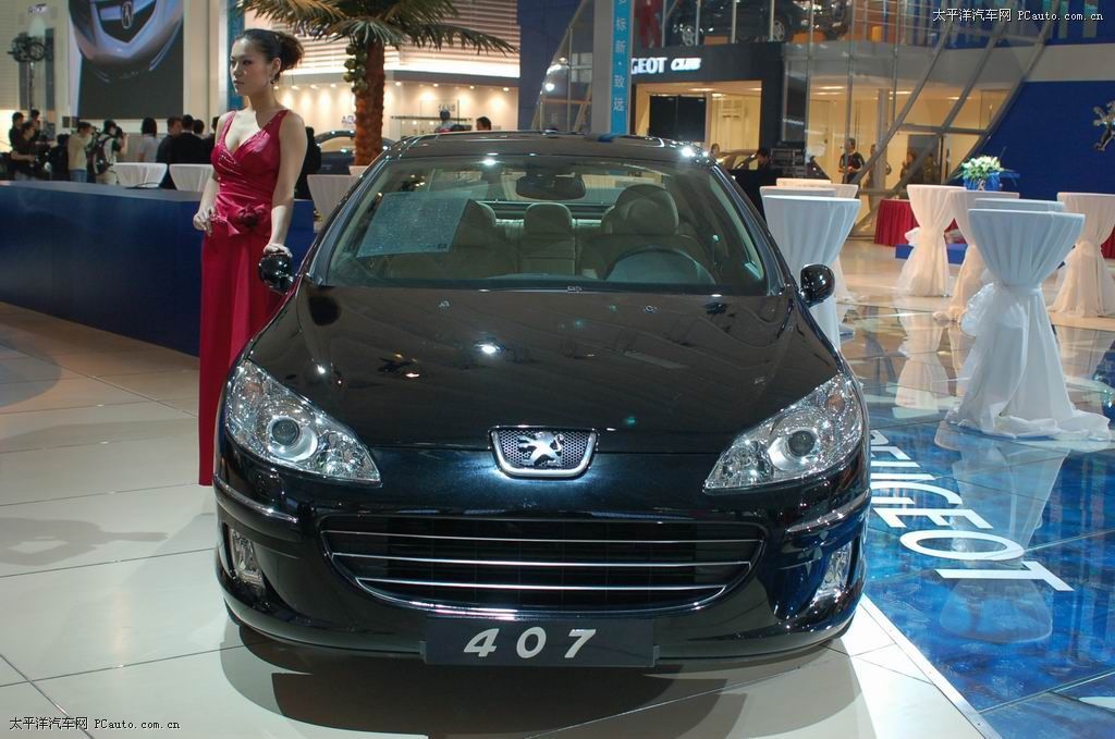 標(biāo)致407車展高清大圖