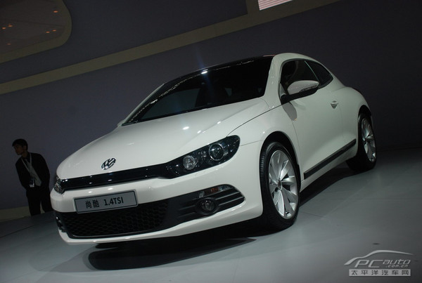 广州车展大众尚酷scirocco轿跑车 实拍图